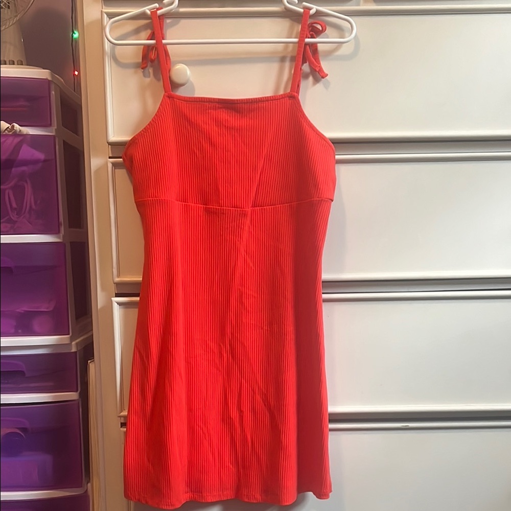 Red Strappy Dress